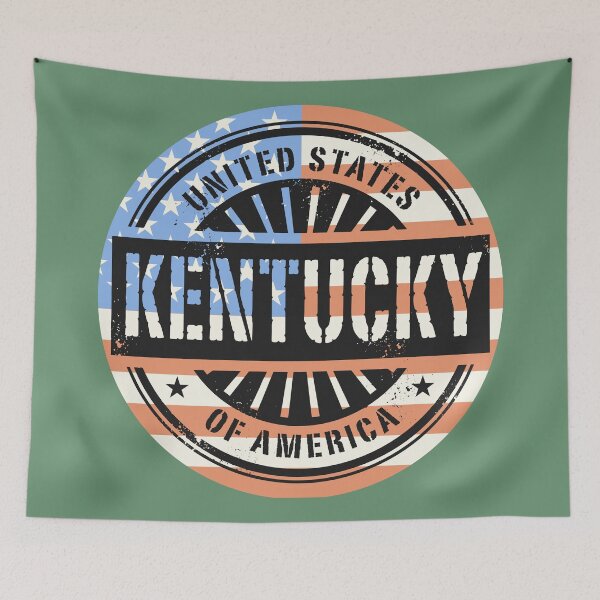 Item preview, Kentucky, USA flag designed and sold by studio838.