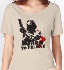 Whom to believe? Women's Relaxed Fit T-Shirt