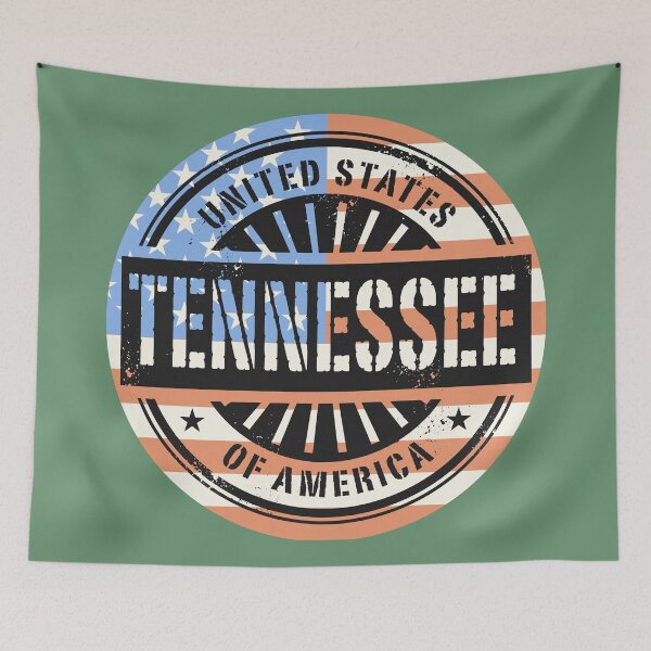Item preview, Tennessee, USA flag designed and sold by studio838.