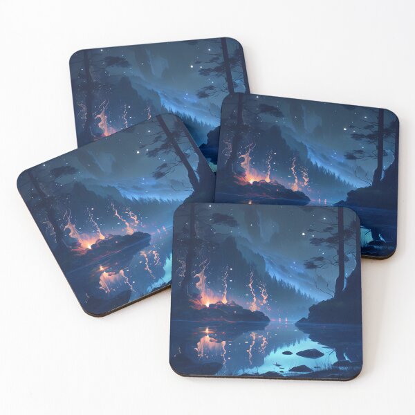 Item preview, Aurora Over the River designed and sold by D3monic.