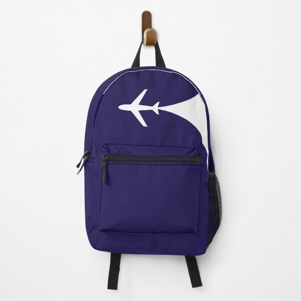 Item preview, Airplane Silhouette Aviation Lover Navy Background designed and sold by Ikaroots.