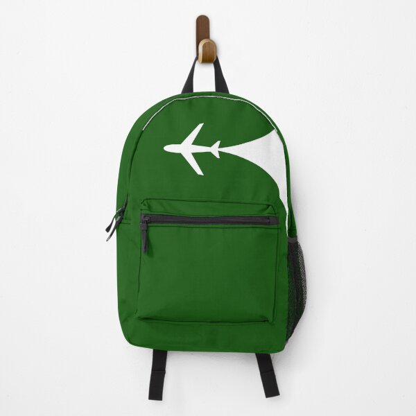 Item preview, Airplane Silhouette Aviation Lover Dark Green Background designed and sold by Ikaroots.