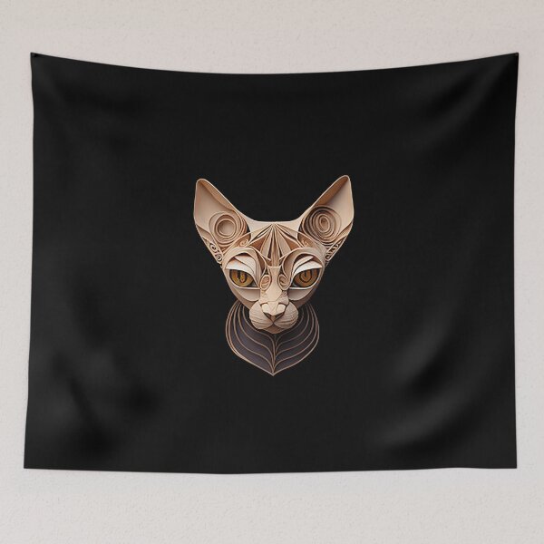 Item preview, Sphynx Cat - The Paper Collection designed and sold by FiveIntentions.