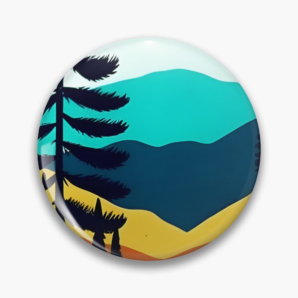 Item preview, Minimalistic Mountain View with Trees designed and sold by supeart.