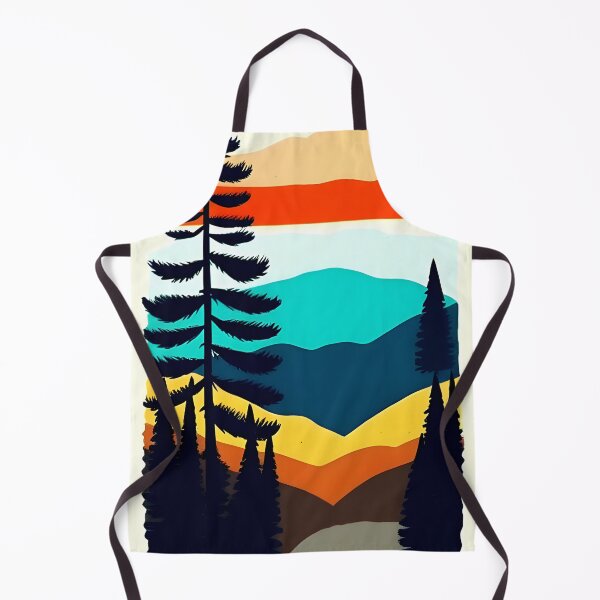 Item preview, Minimalistic Mountain View with Trees designed and sold by supeart.