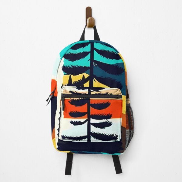 Item preview, Minimalistic Mountain View with Trees designed and sold by supeart.