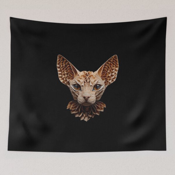 Item preview, Devon Rex Cat - The Paper Collection designed and sold by FiveIntentions.