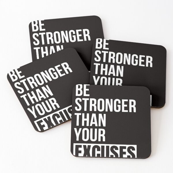 Item preview, Be Stronger than your Excuses  designed and sold by Newluck01.