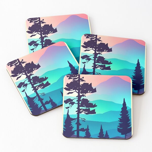 Item preview, Elegant Tree-Filled Mountain Landscape designed and sold by supeart.
