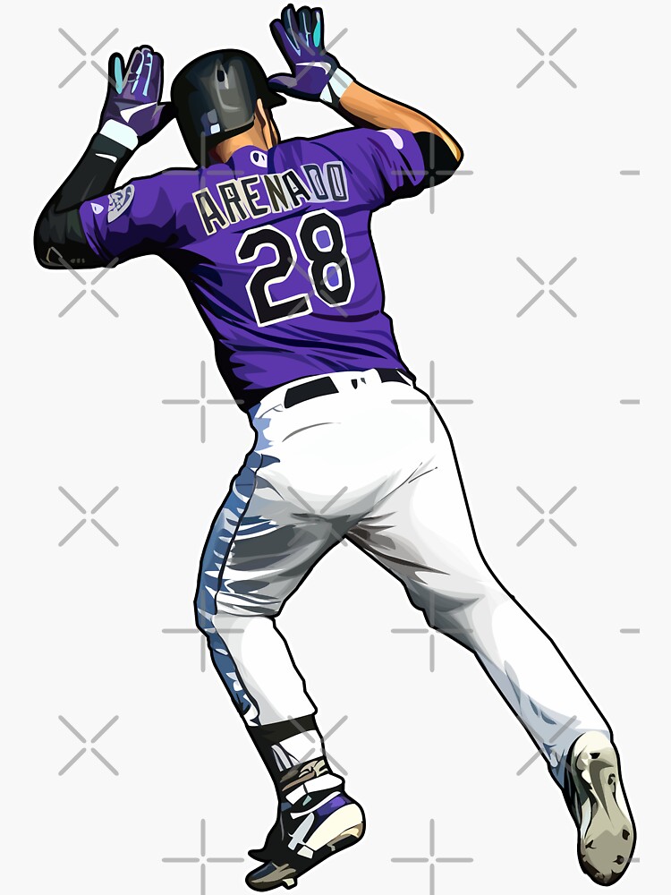 Nolan Arenado #28 Get Attention Art Board Print for Sale by vexeland