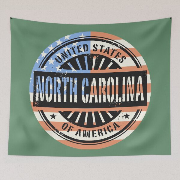 Item preview, North Carolina, USA flag designed and sold by studio838.