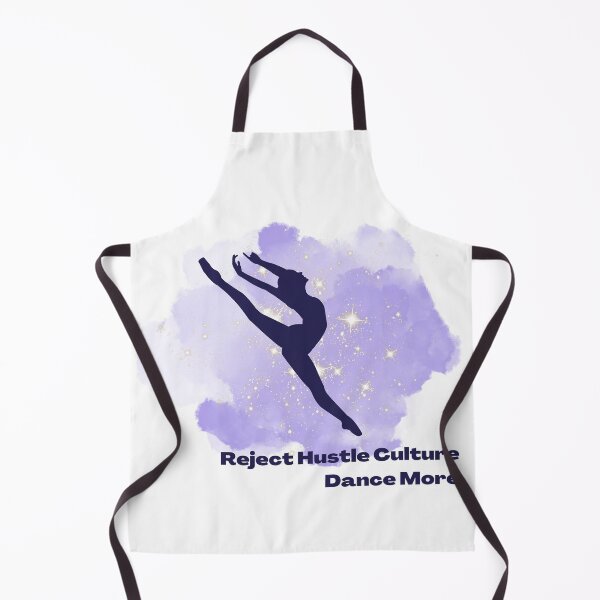 Item preview, Reject Hustle Culture - Dance More (Purple/Female Silhouette) designed and sold by T-WoodCreations.