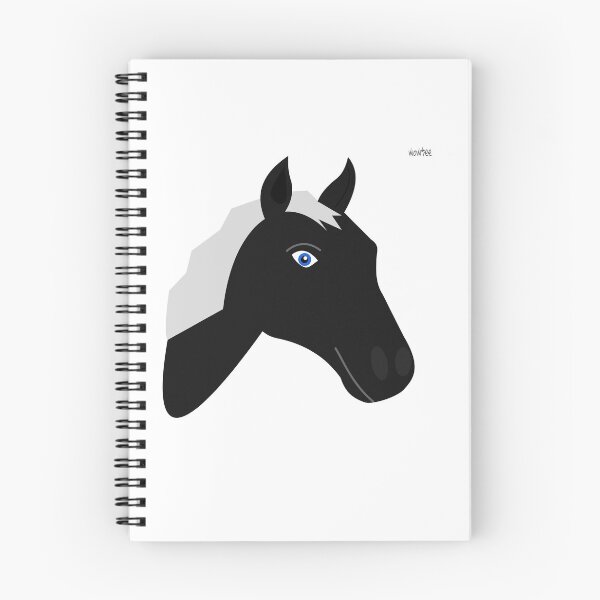 Aperçu de l'œuvre Cheval noir créée et vendue par wowitsmytshirt.