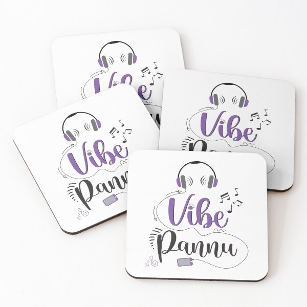 Item preview, Vibe Pannu Music Theme for Music Lovers designed and sold by MuganyPrints.