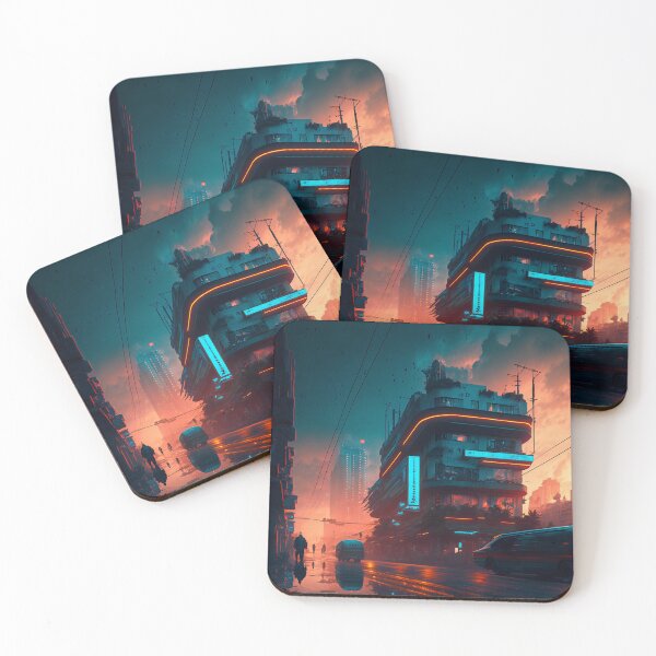 Item preview, Dystopian Cityscape designed and sold by D3monic.