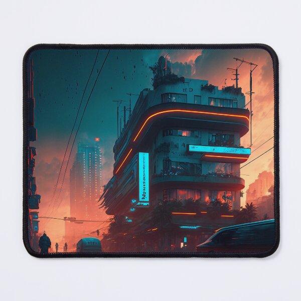 Item preview, Dystopian Cityscape designed and sold by D3monic.