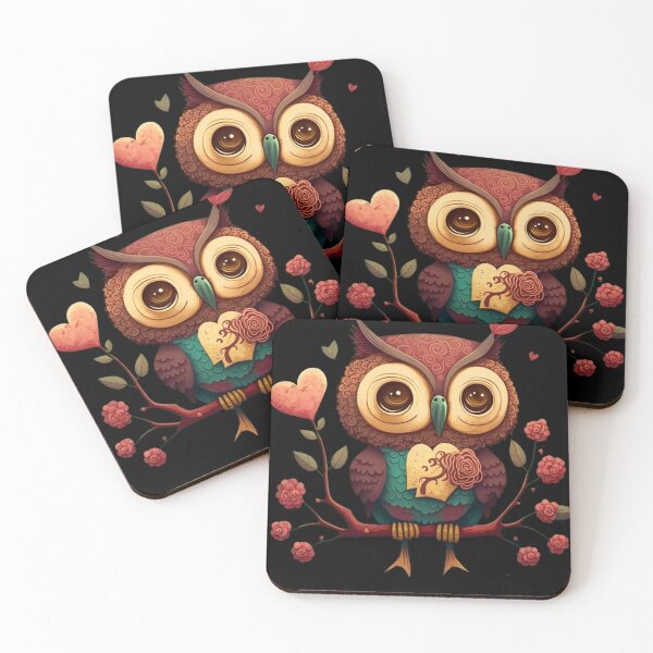 Item preview, Cute Valentine Owl designed and sold by artfartzzz.