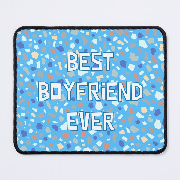Item preview, Best Boyfriend Ever (Blue Terrazzo) designed and sold by Adam Regester.