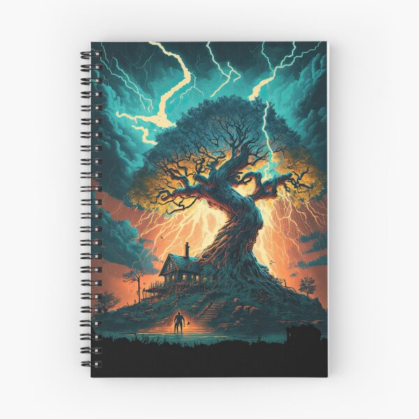 Artikelvorschau, Gemälde „Baum in einem Gewitter“ entworfen und verkauft von AiCollection.