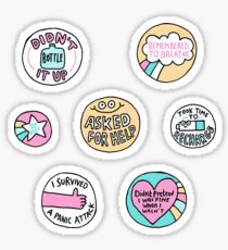 printable sticker mirror Self Stickers  Redbubble Care