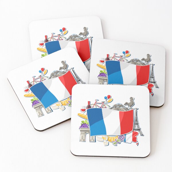Item preview, French flag with all icons designed and sold by JAG2B.