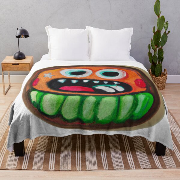 Item preview, Zombie Cookies , Cookie Monster , Oil Painting designed and sold by Color-Me-Blue.