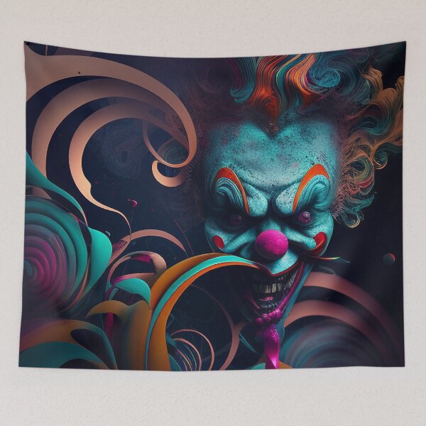 Item preview, Neon - Abstract - Insane - Evil - Killer - Clown Design designed and sold by TheHappyK.