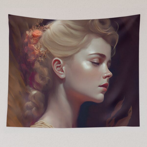 Item preview, "Romance and Resilience: A Woman's Grace" designed and sold by mai-gallery.