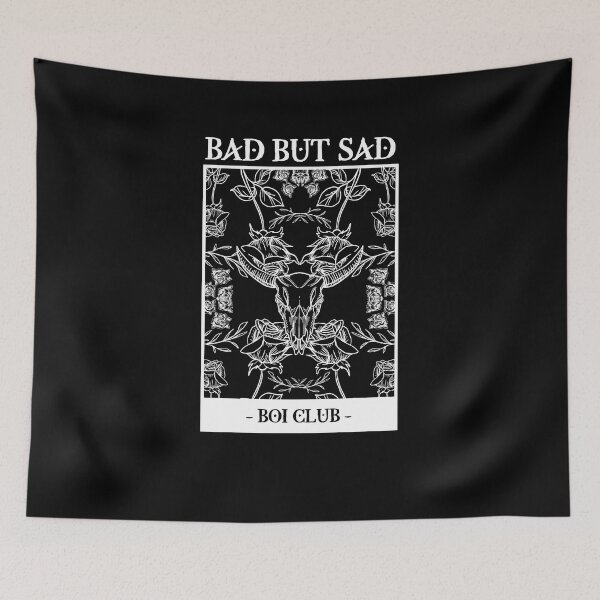 Item preview, Bad but sad boi club rose skull designed and sold by ALIENATIVED.