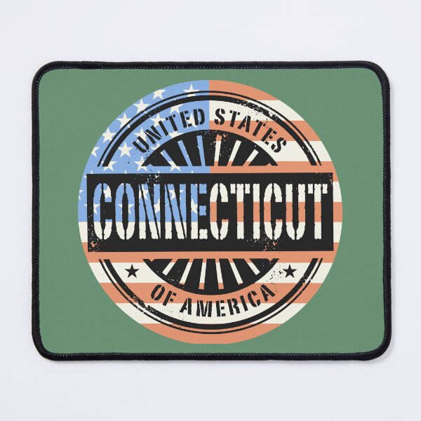 Item preview, Connecticut, USA flag designed and sold by studio838.