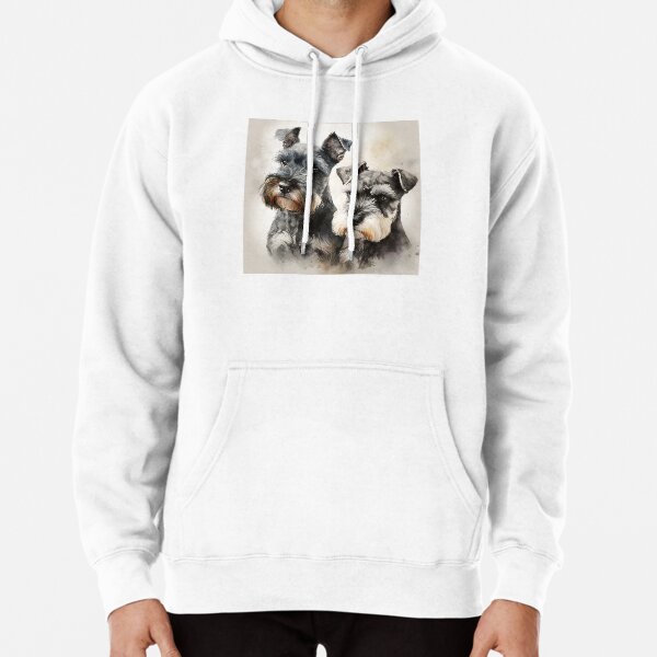 Happy Giant Schnauzer Schnauzer Pullover Hoodie
