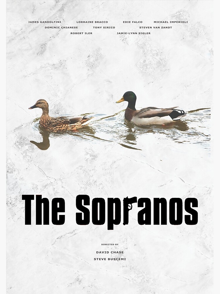 Disover The Sopranos poster - if it was a movie Premium Matte Vertical Poster