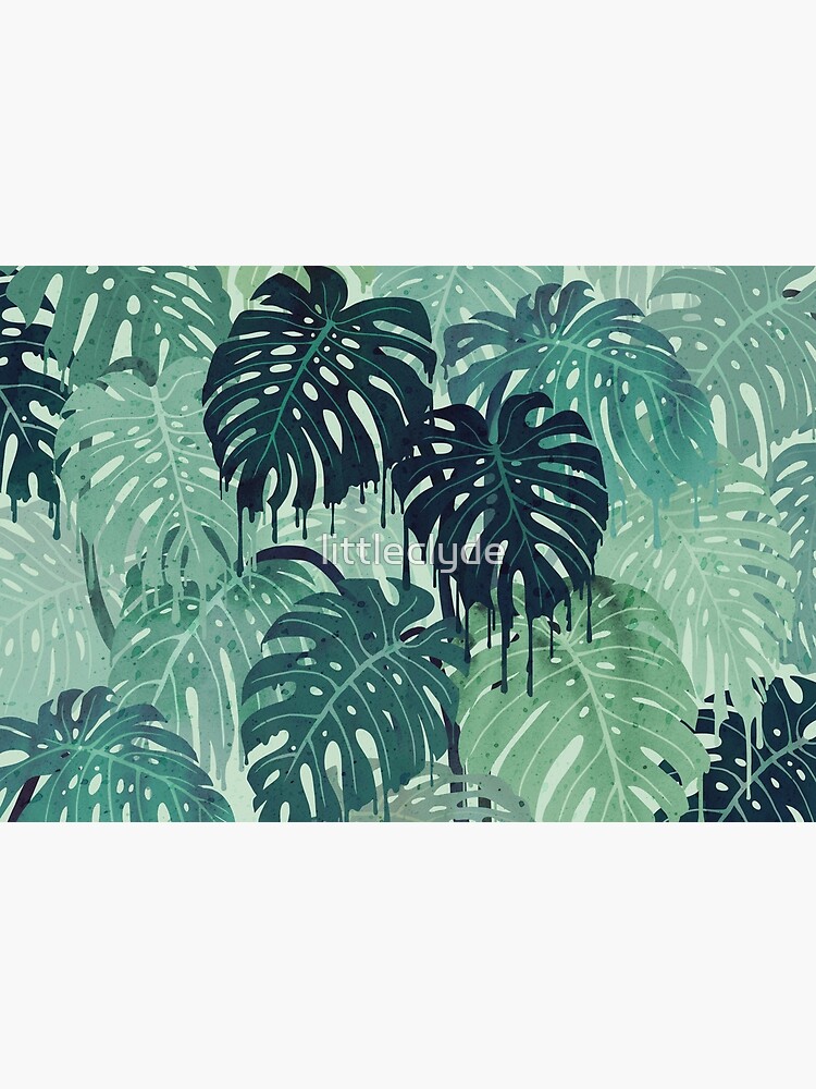 Monstera Melt (in Green) by littleclyde