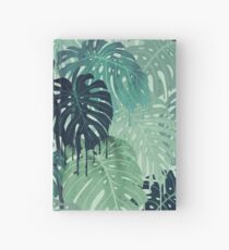 Monstera Melt (in Grün) Notizbuch