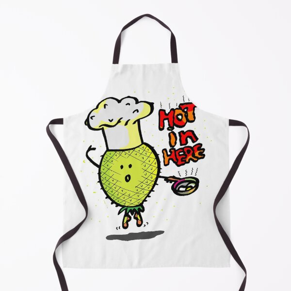 Item preview, Pineapple fruit chef life frying eggs designed and sold by tqueen.