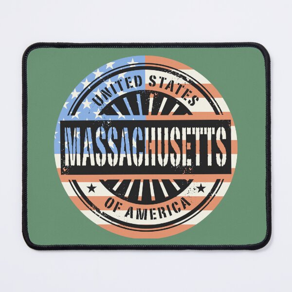 Item preview, Massachusetts, USA flag designed and sold by studio838.