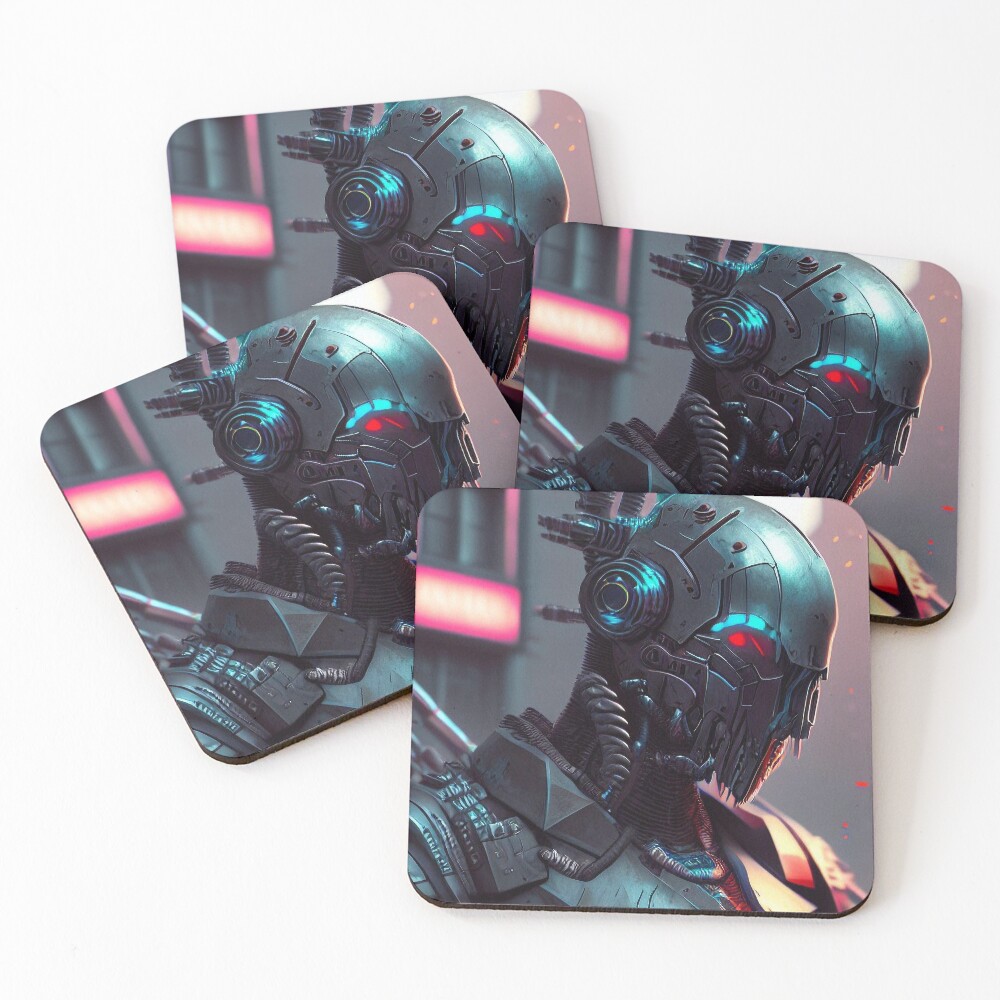 Item preview, Coasters (Set of 4) designed and sold by CyberNightCode.