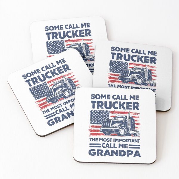 Item preview, some call me trucker the most important call me grandpa designed and sold by Majesticoo.
