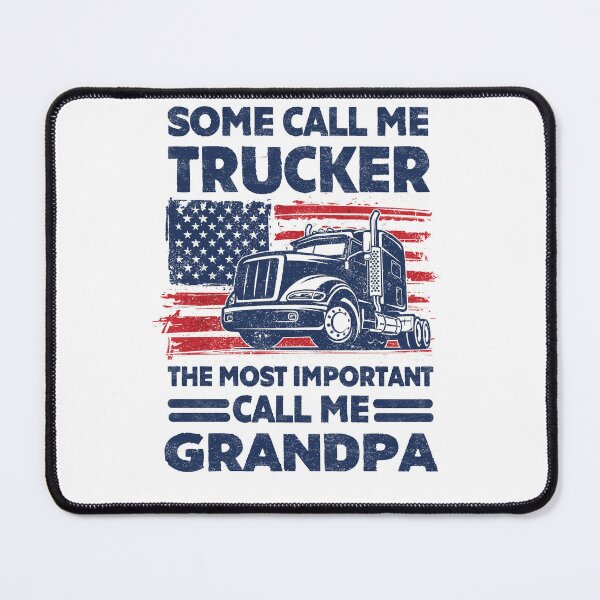 Item preview, some call me trucker the most important call me grandpa designed and sold by Majesticoo.