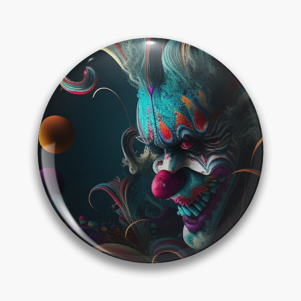 Item preview, Neon - Abstract - Insane - Evil - Killer - Clown Design designed and sold by TheHappyK.