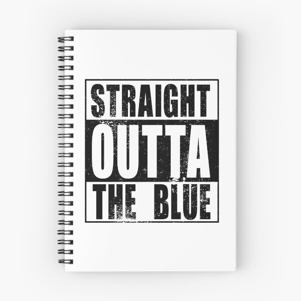 Item preview, Straight Outta The Blue (black) designed and sold by SolidEarthArt.