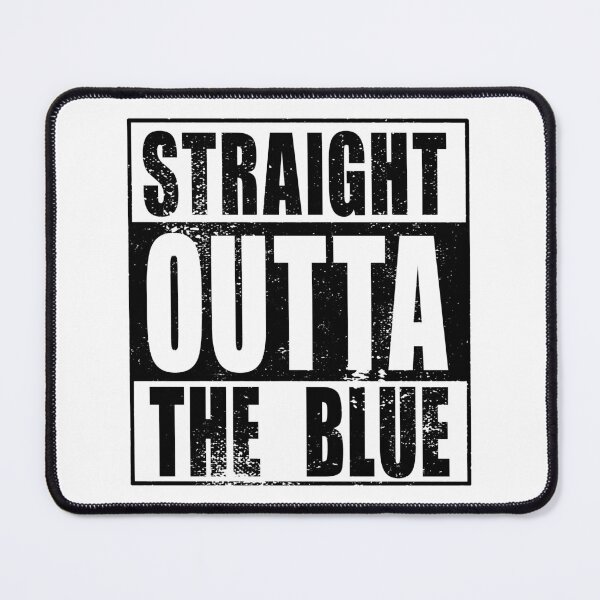 Item preview, Straight Outta The Blue (black) designed and sold by SolidEarthArt.