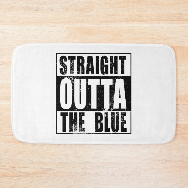 Artikelvorschau, Straight Outta The Blue (schwarz) entworfen und verkauft von SolidEarthArt.