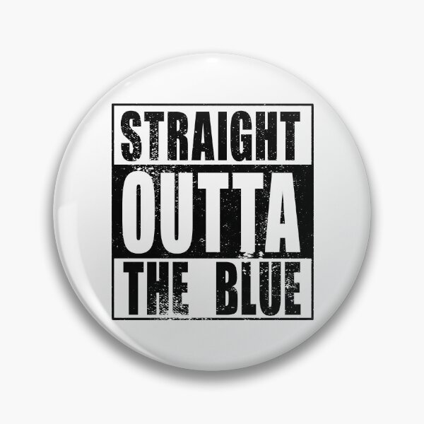 Item preview, Straight Outta The Blue (black) designed and sold by SolidEarthArt.