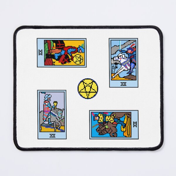 Item preview, Pixel Waite Tarot Minor Arcana Court Cards Knights - 85th Sticker Pack and Magnets designed and sold by Pixel Waite.
