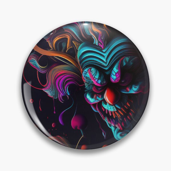 Item preview, Neon - Abstract - Insane - Evil - Killer - Clown Design designed and sold by TheHappyK.