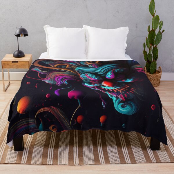 Item preview, Neon - Abstract - Insane - Evil - Killer - Clown Design designed and sold by TheHappyK.