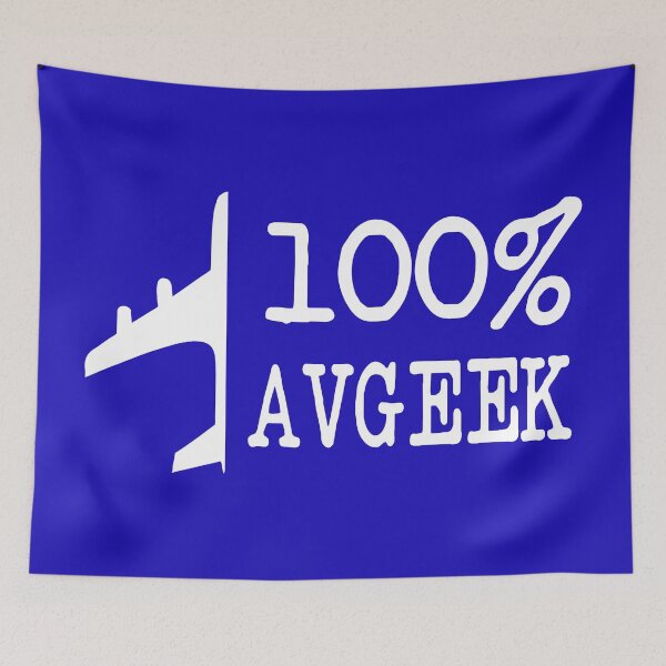 Item preview, Avgeek - Aviation Quote - Airplane Lover Saying Royal Blue Background designed and sold by Ikaroots.
