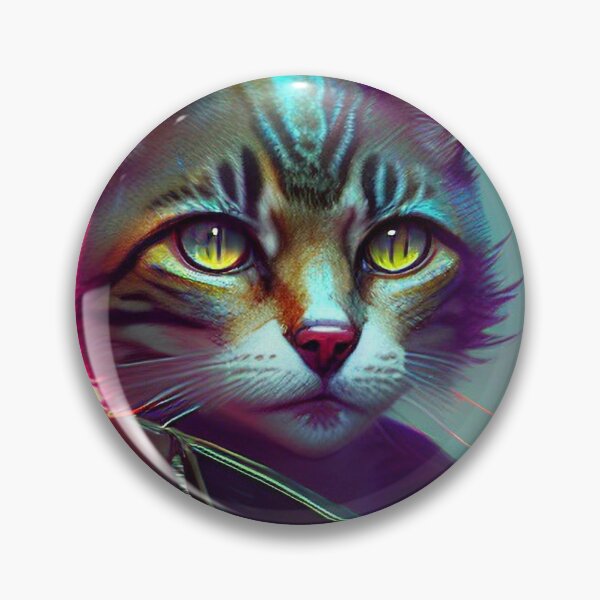 Item preview, Cyber Cat designed and sold by CyberNightCode.