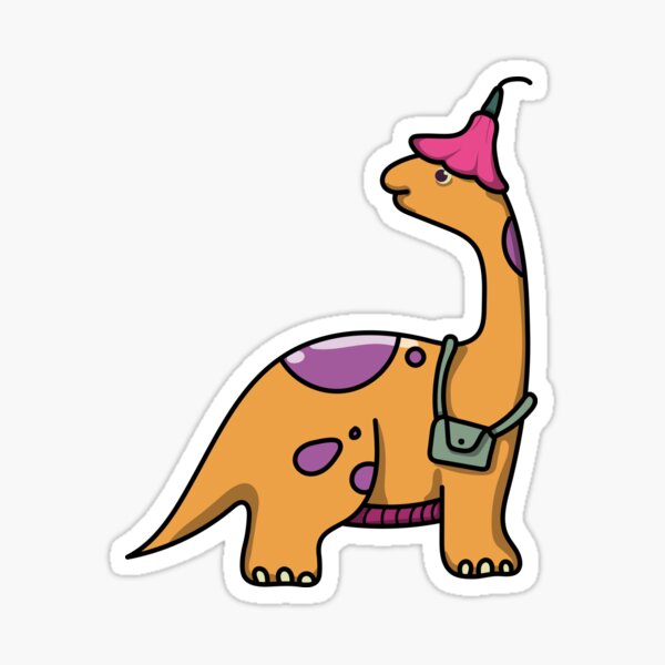 Cute Dino Explosion 2.0 Sticker for Sale by Hedda Kalland